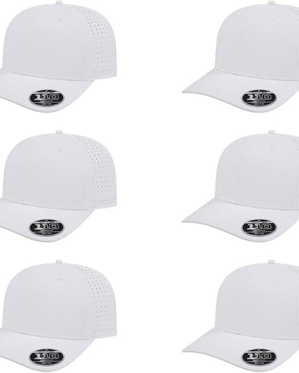 Cap America i8533 Flexfit 110 Perforated Performance Snapback Mid Profile 6-Panel Cap w/UV Guard & Adjustable Snapback