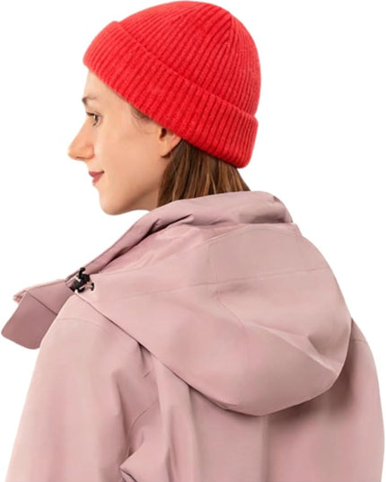 Stylish Wool Knit Short Cuff Fisherman Beanie for Men and Women Unisex Warm Winter Hat
