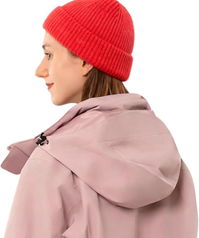 Stylish Wool Knit Short Cuff Fisherman Beanie for Men and Women Unisex Warm Winter Hat
