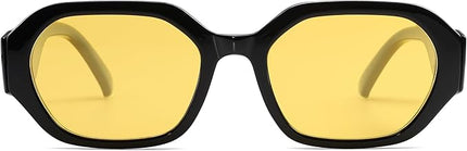 SOJOS Polarized Sunglasses For Women Retro Rectangle Womens Sun Glasses Trendy Narrow Square 90s Shades SJ2232