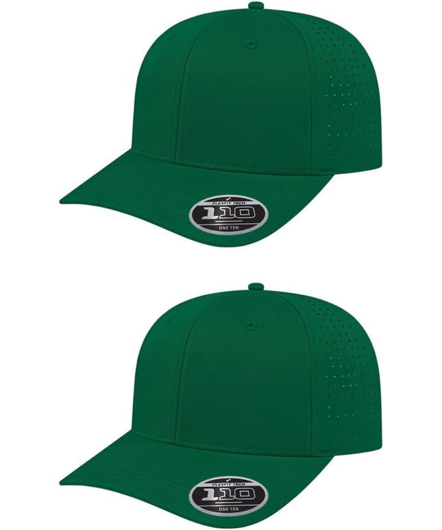Cap America i8533 Flexfit 110 Perforated Performance Snapback Mid Profile 6-Panel Cap w/UV Guard & Adjustable Snapback