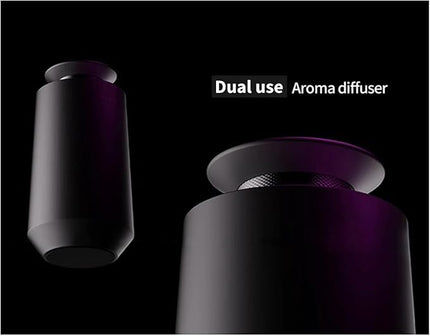 Waterless Scent Diffuser with Hotel Inspired Fragrance Oil, Dual-Purpose for Car and Home, Aerospace-Grade Aluminum, Rechargeable Cordless, Bluetooth App Enabled, Quiet Aromatherapy, Auto Mode
