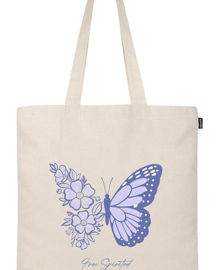 Eco Right Tote Bag for Women, Reusable Grocery Bag, Canvas Tote Bag for Shopping, Cotton Bag for Daily Use, Gifts for Women