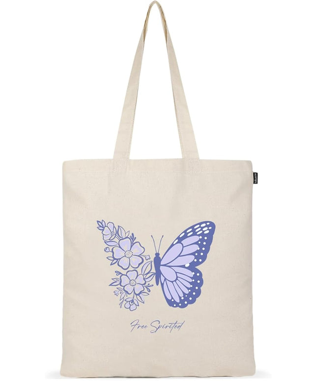 Eco Right Tote Bag for Women, Reusable Grocery Bag, Canvas Tote Bag for Shopping, Cotton Bag for Daily Use, Gifts for Women