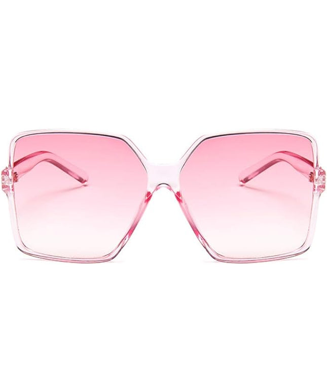 Dollger Oversized Square Sunglasses for Women Big Large Wide Fashion Shades for Men UV Protection Unisex