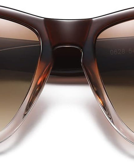 DANAMY Sunglasses Womens Polarized Sunglasses for Women Trendy Designer Mirrored UV400 Protection Sun Glasses