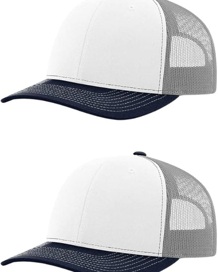 Richardson 112 Classic Six-Panel Adjustable Snapback Trucker Cap | Bulk Packs Available