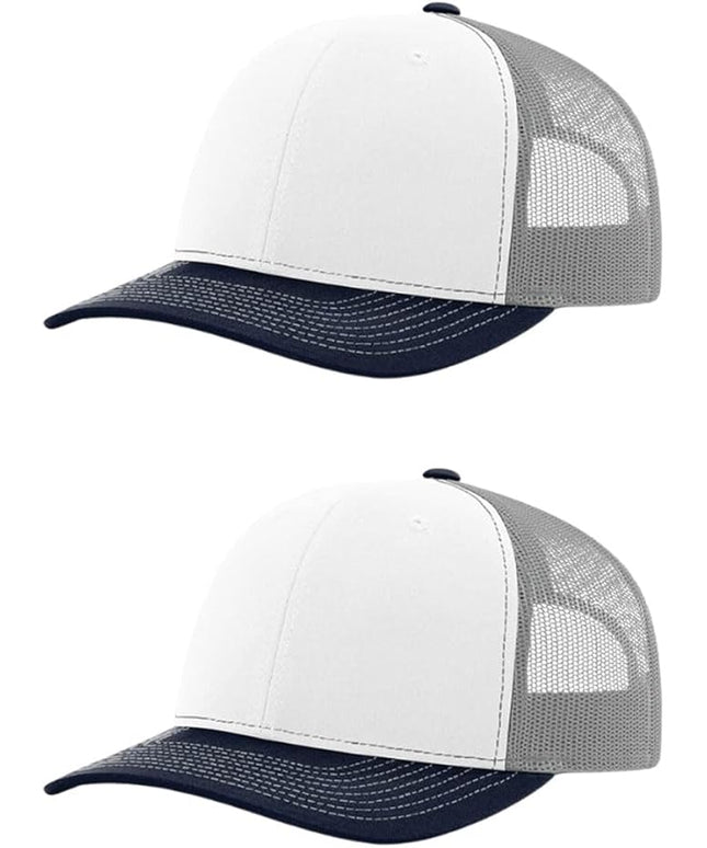 Richardson 112 Classic Six-Panel Adjustable Snapback Trucker Cap | Bulk Packs Available