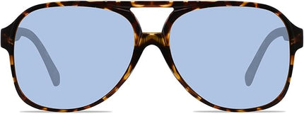 YDAOWKN Retro Aviator Sunglasses for Women Mens Large Frame Classic Vintage 70s Sun Glasses Aviators