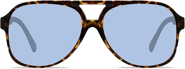 YDAOWKN Retro Aviator Sunglasses for Women Mens Large Frame Classic Vintage 70s Sun Glasses Aviators