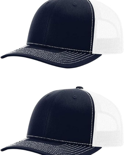 Richardson 112 Classic Six-Panel Adjustable Snapback Trucker Cap | Bulk Packs Available