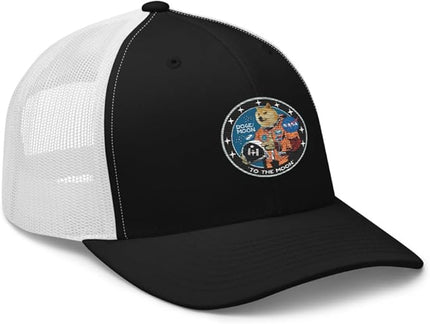 Doge/Moon NASA Logo Trucker Cap