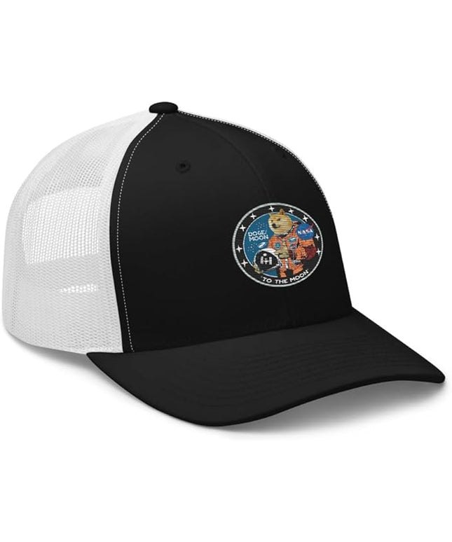 Doge/Moon NASA Logo Trucker Cap