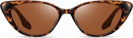 Retro Vintage Narrow Cat Eye Sunglasses for Women 90s Small Chic Style Trendy Sunnies UV400 Protection FZN7514