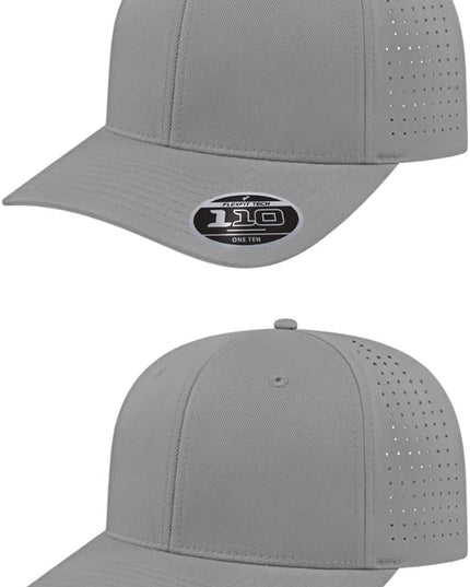 Cap America i8533 Flexfit 110 Perforated Performance Snapback Mid Profile 6-Panel Cap w/UV Guard & Adjustable Snapback