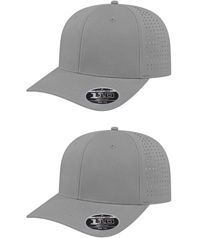 Cap America i8533 Flexfit 110 Perforated Performance Snapback Mid Profile 6-Panel Cap w/UV Guard & Adjustable Snapback