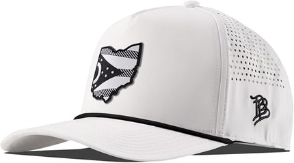 Branded Bills Ohio Vintage PVC 5-Panel Performance, Lightweight, Comfortable Baseball Cap