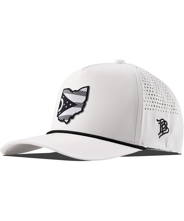 Branded Bills Ohio Vintage PVC 5-Panel Performance, Lightweight, Comfortable Baseball Cap