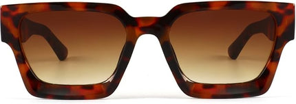 Trendy Square Sunglasses for Men Women Fashion Thick Rectangle Sun Glasses UV Protection Shades Designer Style