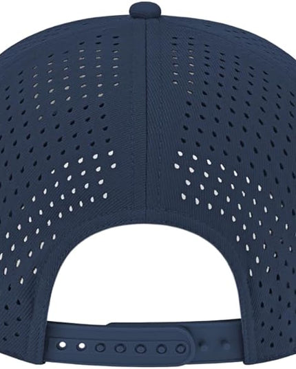 Cap America i8540 Premium Water-Resistant Perforated Medium Profile 5-Panel Cap w/UV Guard & Adjustable Snapback