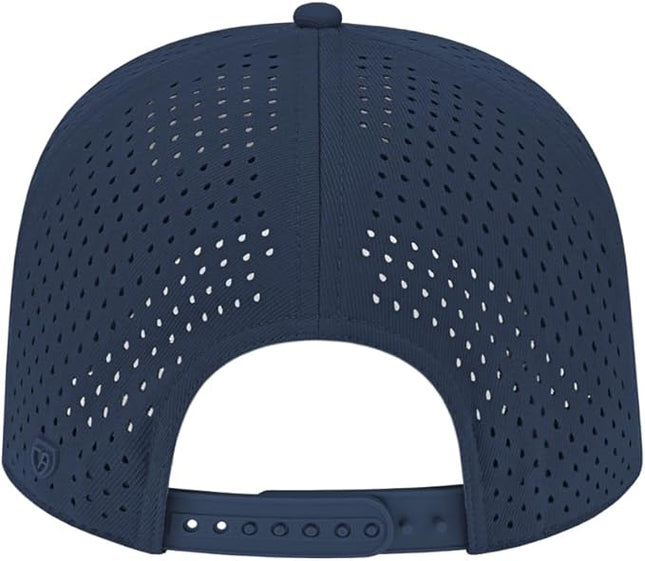 Cap America i8540 Premium Water-Resistant Perforated Medium Profile 5-Panel Cap w/UV Guard & Adjustable Snapback