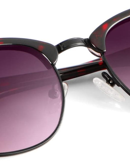 KALIYADI Polarized Sunglasses for Men and Women Semi-Rimless Frame Driving Sun glasses UV Blocking