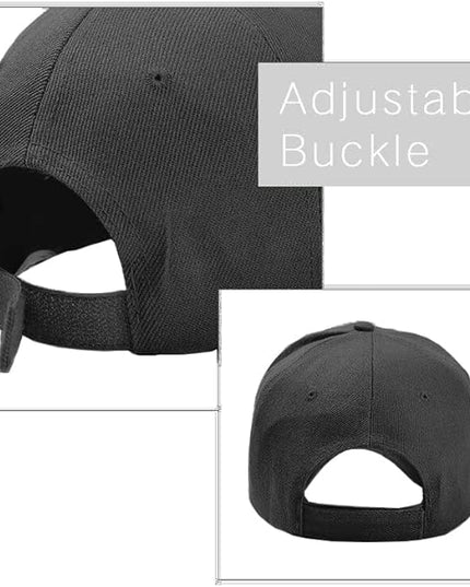 Gelante Adult Plain Baseball Cap Hat Classic Adjustable Size for All Seasons