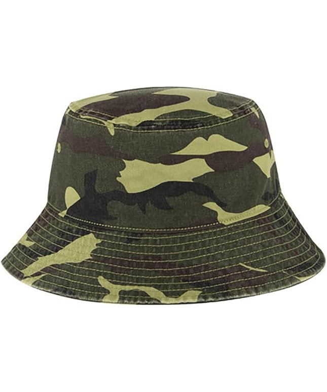Ashen Fane Garment Washed Combed Cotton Twill Packable Lightweight Unisex Bucket Hat
