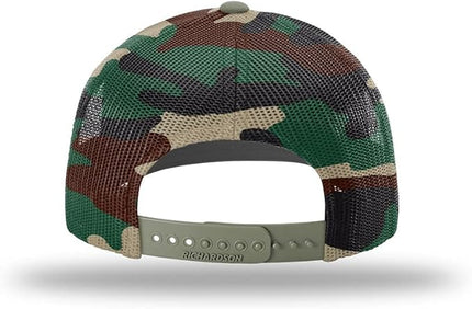 Richardson 112 Classic Six-Panel Adjustable Snapback Trucker Cap | Bulk Packs Available