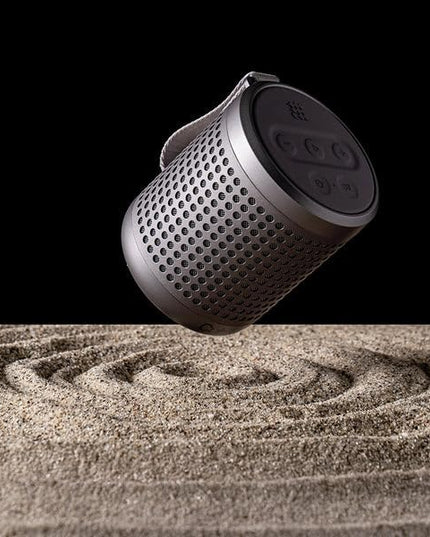 Cubitt Power Go Gen2 Portable Bluetooth Speaker – 16W Loud Sound, Waterproof IPX7, Bluetooth 5.3, Up to 9H Playtime, TWS Pairing, Quick USB-C Charging – Gun Metal