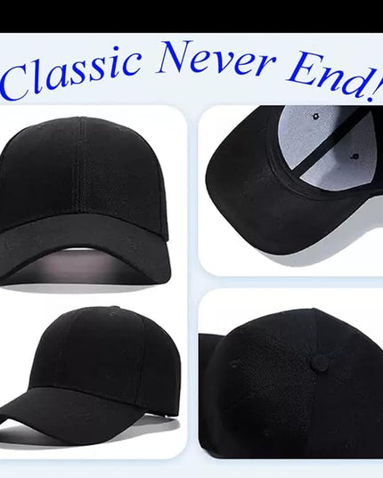 Gelante Adult Plain Baseball Cap Hat Classic Adjustable Size for All Seasons