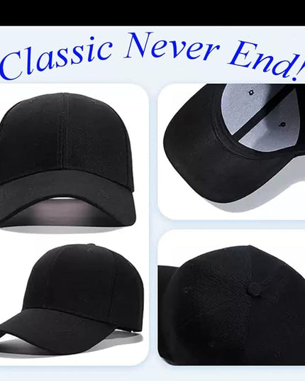 Gelante Adult Plain Baseball Cap Hat Classic Adjustable Size for All Seasons