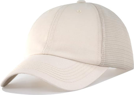 CYGTE Distressed Soft Trucker Hat | XL/XXL Available | Unstructured Vinatge Washed Snapback Baseball Cap for Men Women