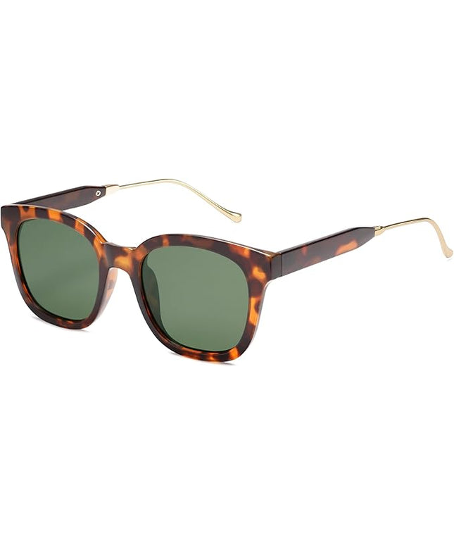 SOJOS Classic Square Polarized Sunglasses Womens Mens Retro Trendy UV400 Sunnies SJ2050