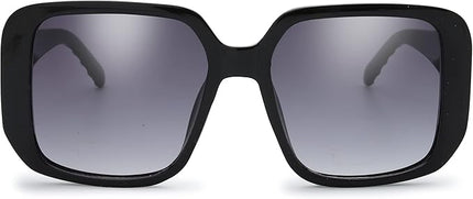 The Fresh Women's Oversized Square Jackie O Cat Eye Hybrid Butterfly Fashion Sunglasses - Exquisite Packaging