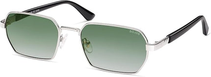 SOJOS Retro Rectangle Polarized 90s Sunglasses for Women Men,Trendy Narrow Hexagon Square Shades SJ1270