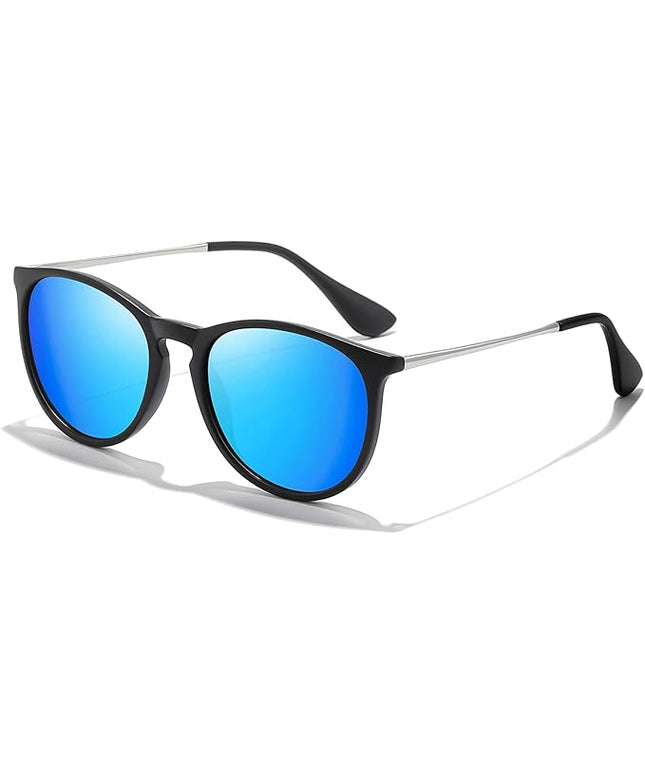 CHBP Polarized Sunglasses for Women Men - Trendy 2025 Vintage Classic Retro Round Mirrored Lens Designer Style