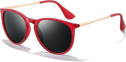 CHBP Polarized Sunglasses for Women Men - Trendy 2025 Vintage Classic Retro Round Mirrored Lens Designer Style
