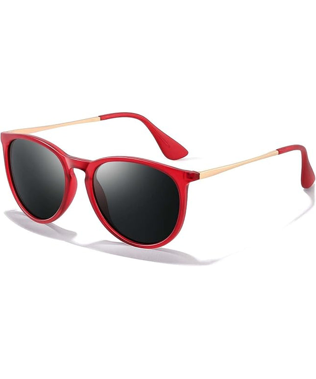 CHBP Polarized Sunglasses for Women Men - Trendy 2025 Vintage Classic Retro Round Mirrored Lens Designer Style