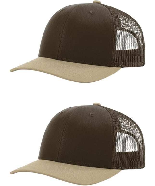 Richardson 112 Classic Six-Panel Adjustable Snapback Trucker Cap | Bulk Packs Available