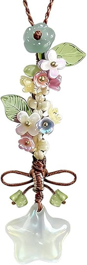 Ice-transparent Star Phone Charm Cute Bow Leaf Flower Phone Charms Strap Aesthetic Cellphone Keychain Camera Charm Strap Bag Hanging Pendant Decorations Handbag Charms Accessories Womens Keychain