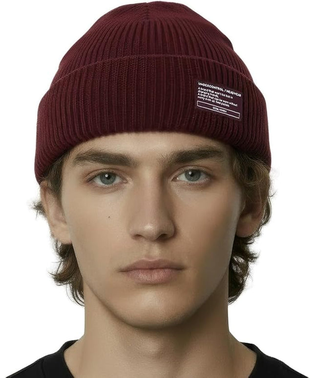 UNDERCONTROL Winter Trawler Fisherman Beanie Men Women Unisex Stylish Plain Docker Skull Hat Roll up Watch Cap Color Pack