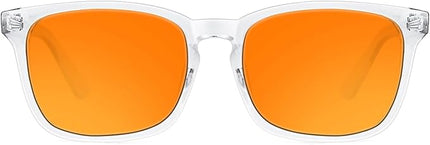TIJN Blue Light Blocking Glasses Dual AR Coatings Amber Orange Lens for Computer Gaming
