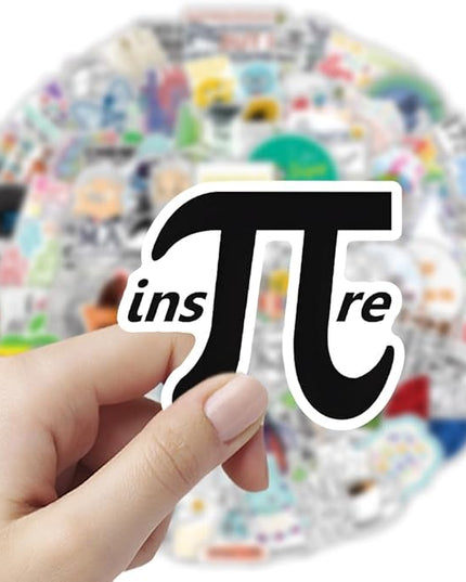 106pcs Math & Science Stickers - Funny Gifts for Women & Men, Vinyl Stickers for Laptops, Water Bottles & Notebooks