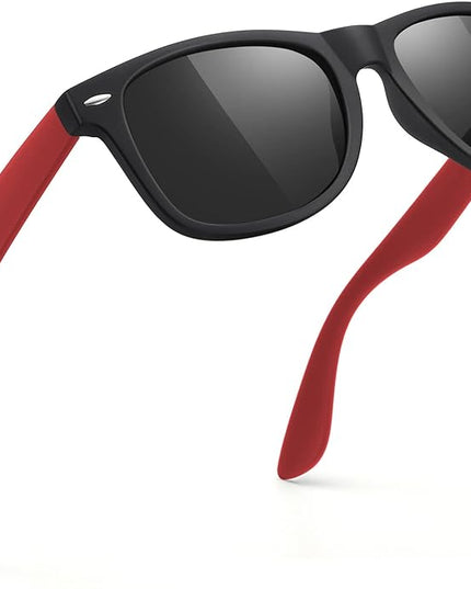 FEIDUSUN Sunglasses Men Polarized Sunglasses for Mens and Womens,Black Retro Sun Glasses Driving Fishing UV Protection