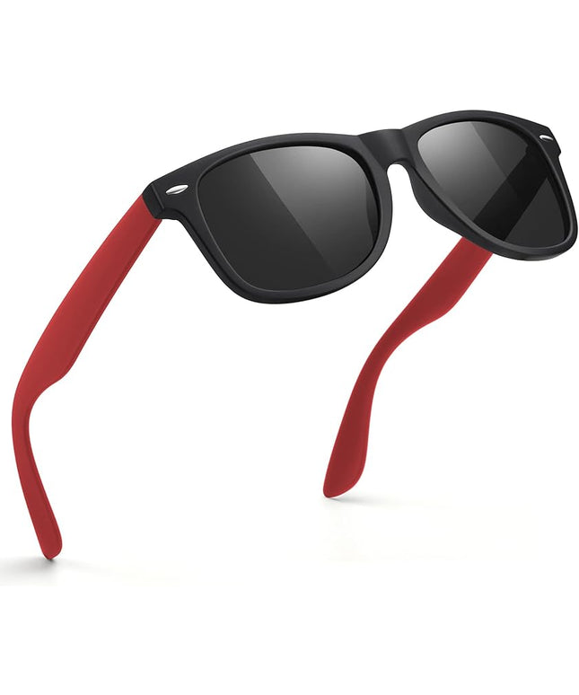 FEIDUSUN Sunglasses Men Polarized Sunglasses for Mens and Womens,Black Retro Sun Glasses Driving Fishing UV Protection