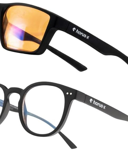 Horus X • Blue Light Glasses Men Women | Blue Light Blocking Glasses for Screen Anti-Fatigue Eye Migraine | Gaming Glasses V3