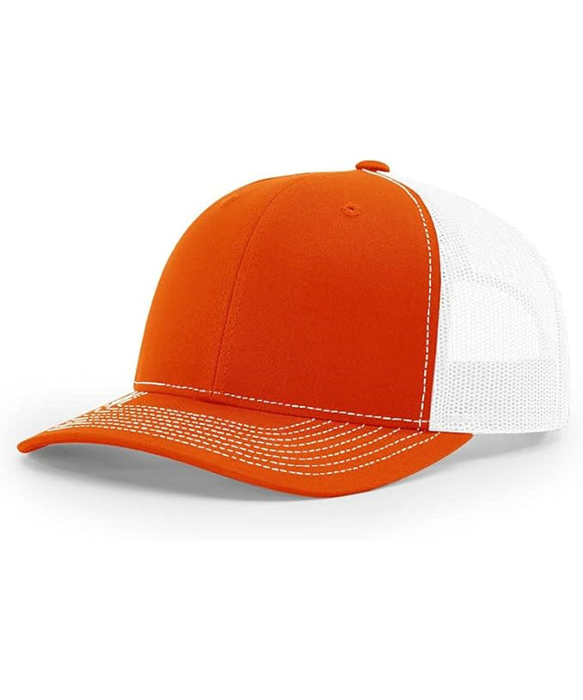 Richardson 112 Classic Six-Panel Adjustable Snapback Trucker Cap | Bulk Packs Available