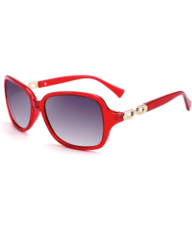 FEISEDY Vintage Square Polarized Sunglasses for Women UV400 Travel Driving Fashion Arcuate Sunglasses B2526