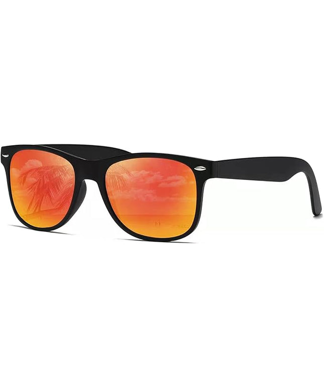 DEMIKOS Sunglasses Men Polarized Sunglasses for Mens Womens Retro Mirror Lens for Driving Fishing UV Protection